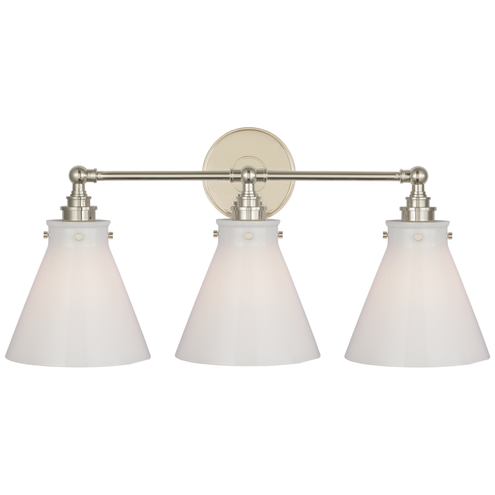 Visual Comfort Parkington 61 cm 3 lumières Bar VC-CHD2529PNWG