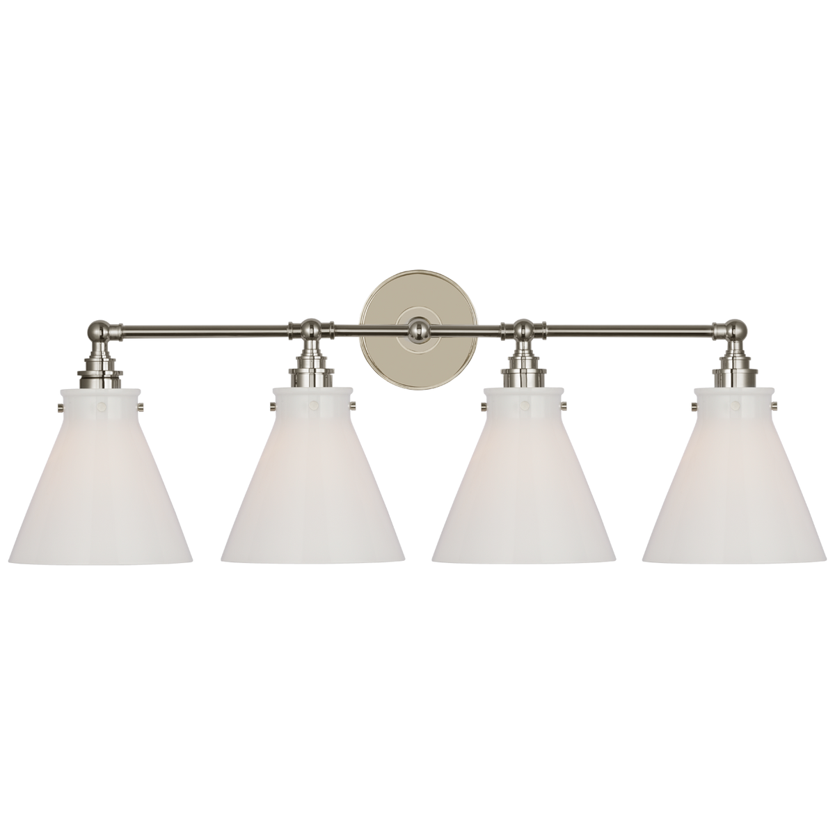 Visual Comfort Parkington 81 cm 4 lumières Bar CHD2530PNWG – Salle de bain