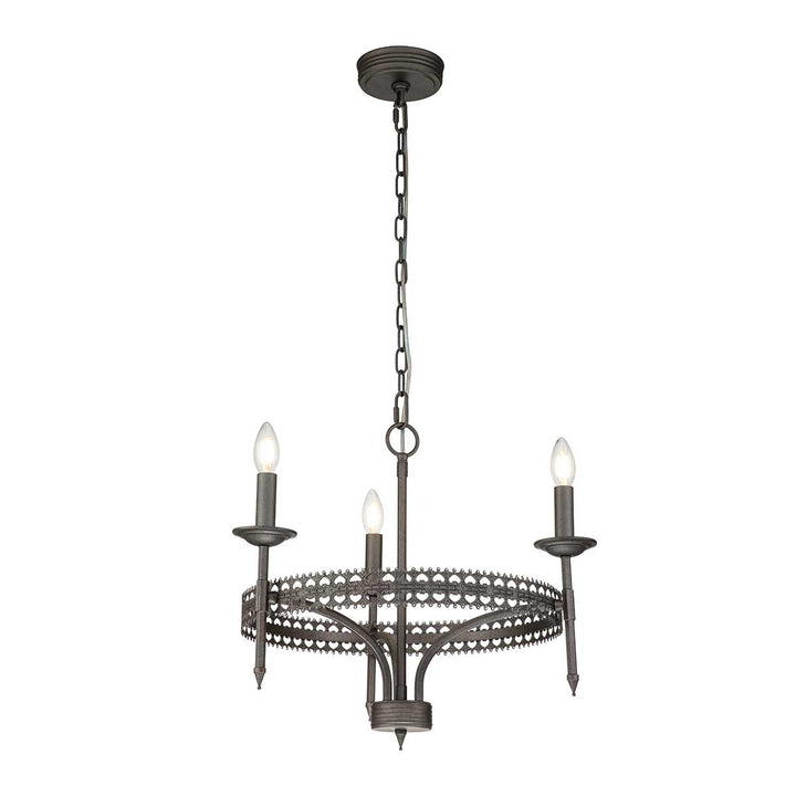 Elstead Lighting Lustre Crown 3 lumières CROWN3