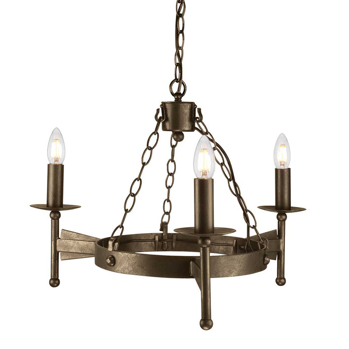 Elstead Lighting Lustre Cromwell 3 lumières CW3-OLD-BRZ