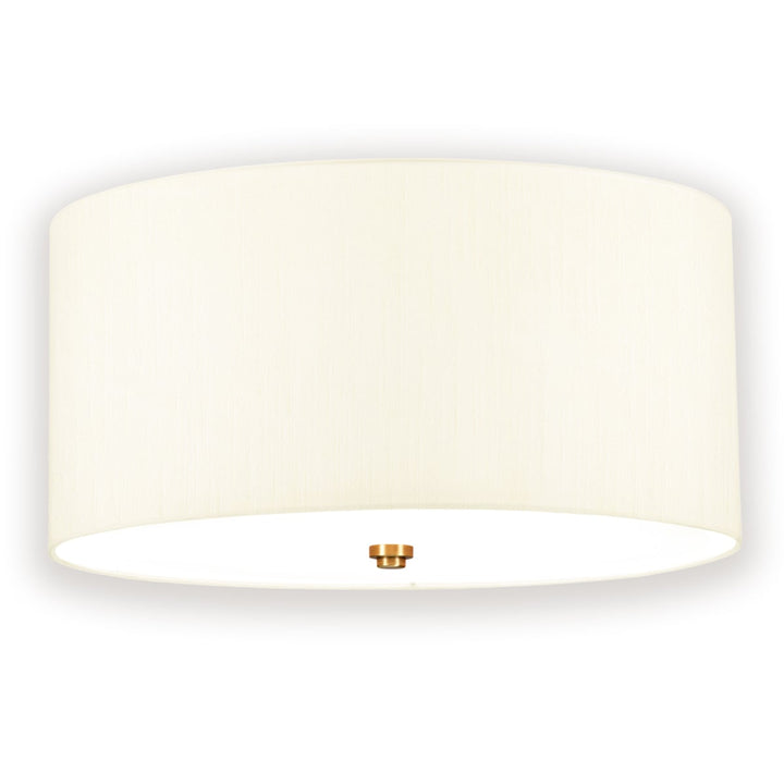 Elstead Lighting Plafonnier Fletcher Flush 3 lumières DL-FLETCHER18-3LT-IV-AB