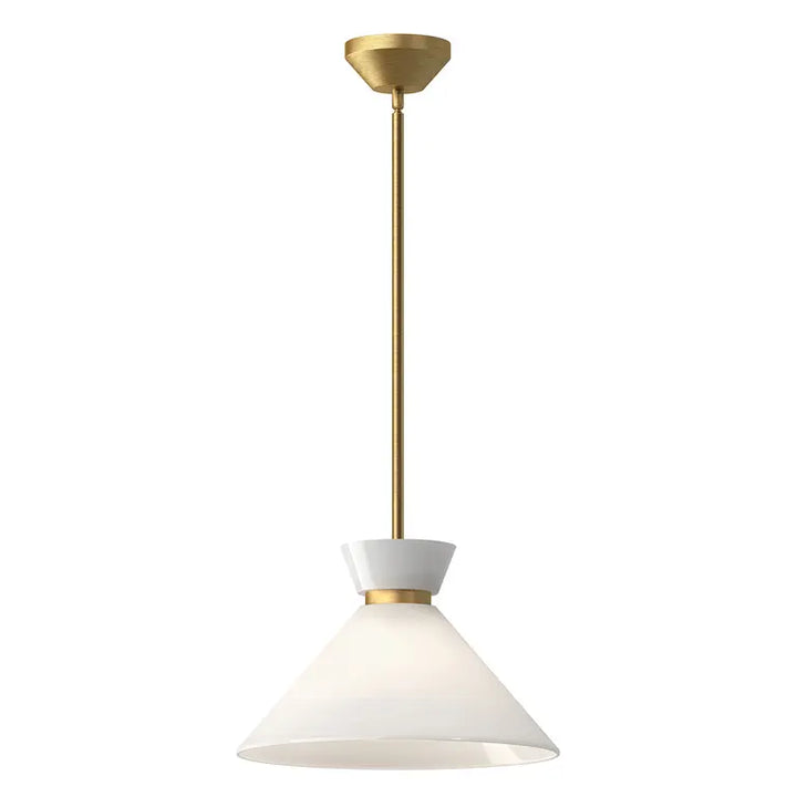 Elstead Lighting Suspension Halston · Or brossé ALM-HALSTON-P-M-GD