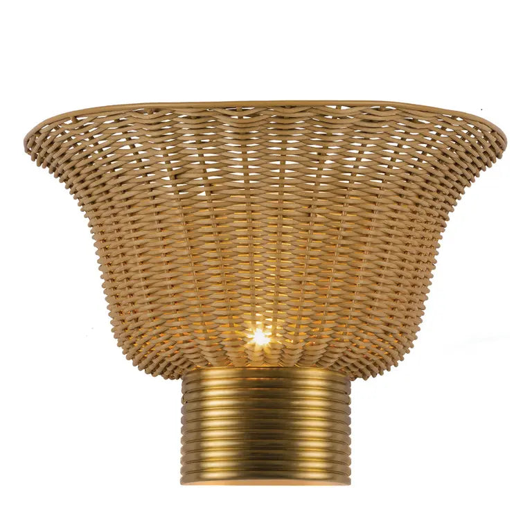 Elstead Lighting Applique KAI 2 lumières ALM-KAI-2WU-BG – Appliques murales