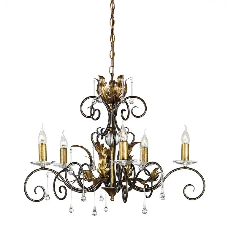 Elstead Lighting Lustre Amarilli 5 lumières AML5-BRONZE – Lustres