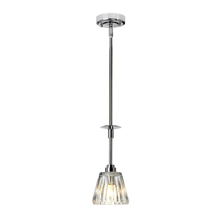Elstead Lighting Suspension de salle de bain Agatha BATH-AGATHA1P-PC – Salle de bain