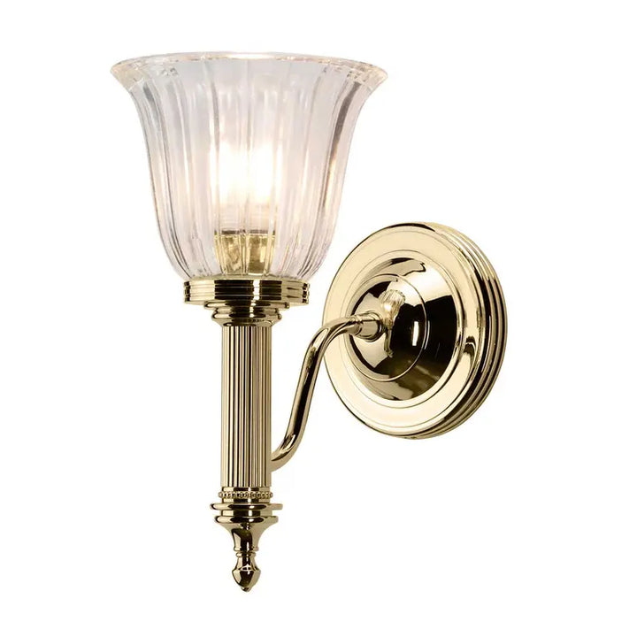 Elstead Lighting Applique de salle de bain Carroll · Laiton poli BATH-CARROLL1-PB