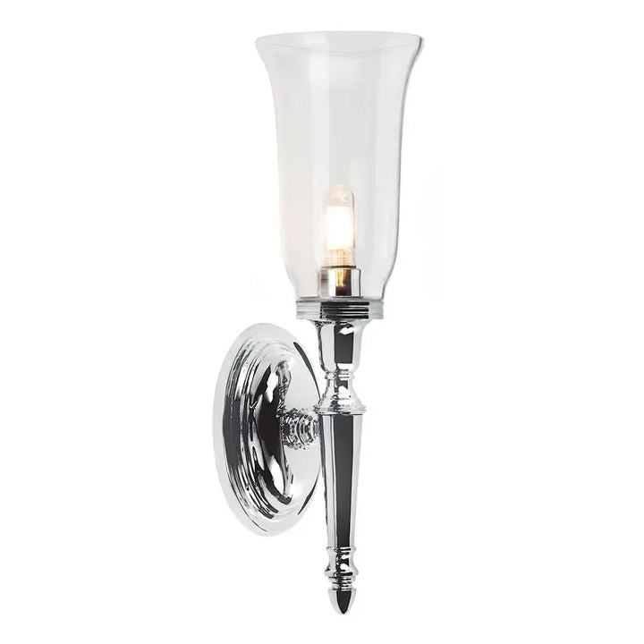 Elstead Lighting Applique de salle de bain Dryden · Chrome poli · H 41 cm BATH-DRYDEN2-PC