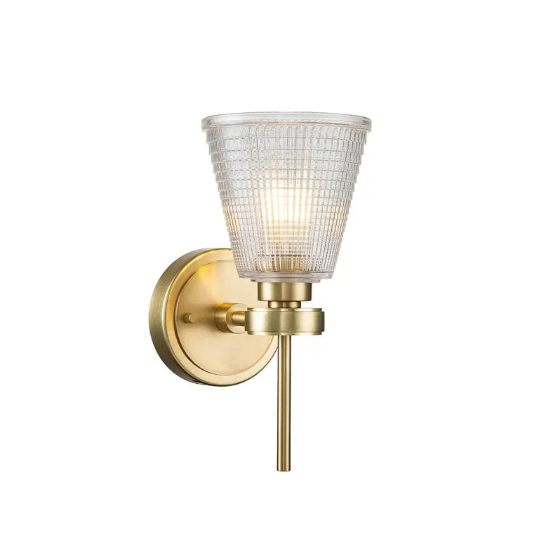 Elstead Lighting Applique de salle de bain Gunnislake · Laiton brossé BATH-GUNNIS1-BB – Salle de bain