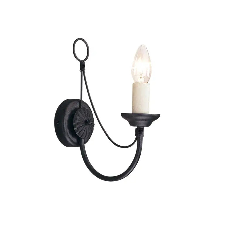 Elstead Lighting Applique Carisbrooke CB1-BLACK – Appliques murales