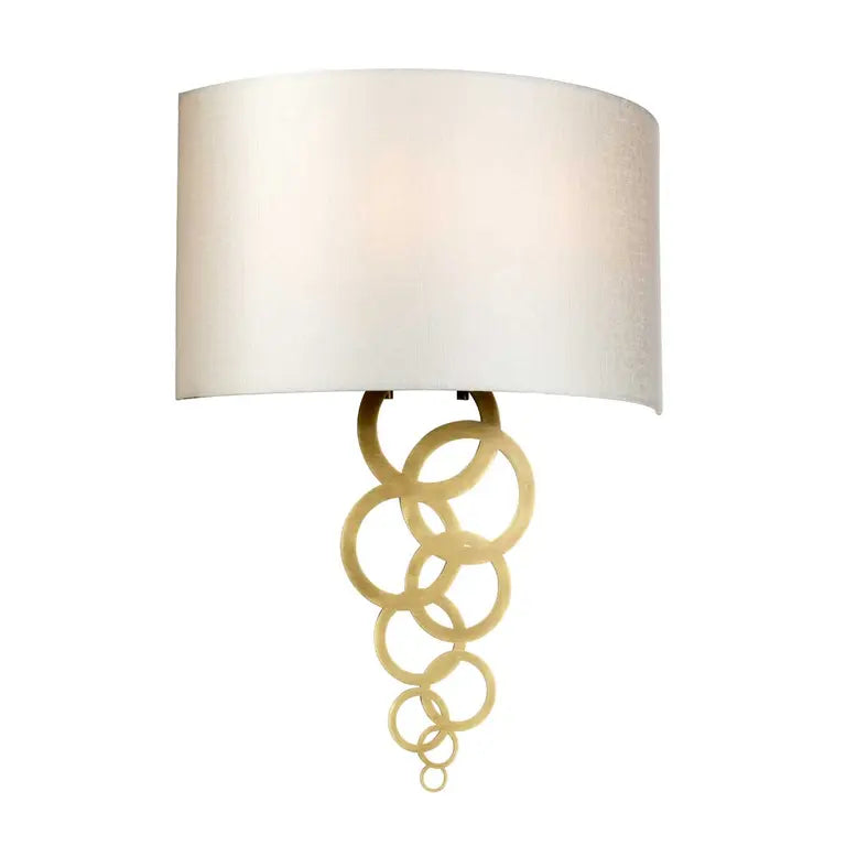 Elstead Lighting Applique Curtis 2 lumières · Laiton vieilli CURTIS-LARGE-AB – Appliques murales