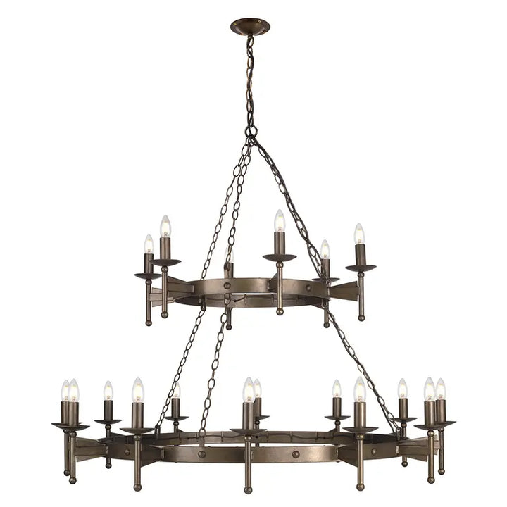 Elstead Lighting Lustre Cromwell 18 lumières CW18-OLD-BRZ