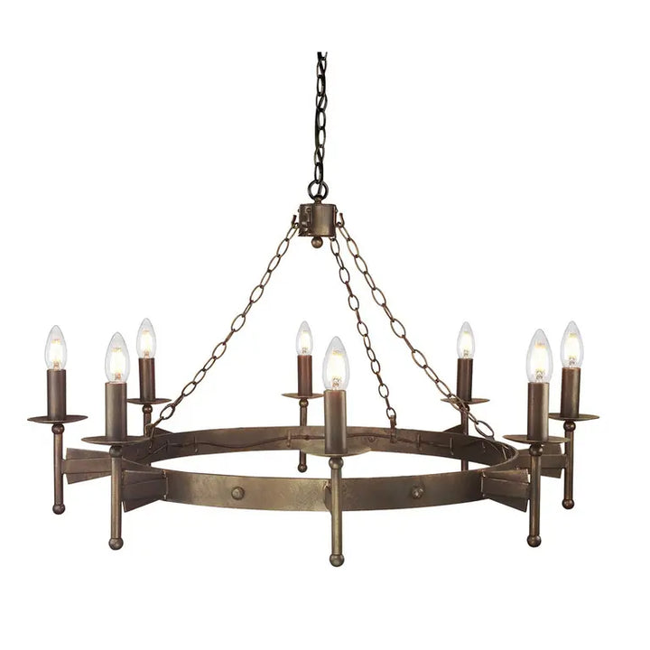 Elstead Lighting Lustre Cromwell 8 lumières CW8-OLD-BRZ