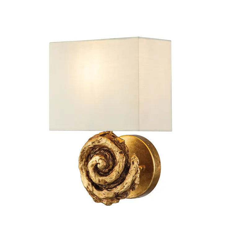 Flambeau · Elstead Applique Swirl · Or · H 31.8 cm FB-SWIRL-1L-G – Appliques murales