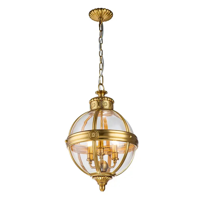 Elstead Lighting Lustre Adams 3 lumières · Laiton bruni FE-ADAMS-3P-BB – Lustres