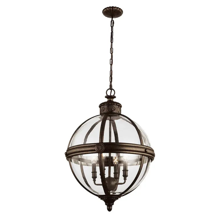 Elstead Lighting Lustre Adams 4 lumières · Bronze FE-ADAMS-4P-BRZ