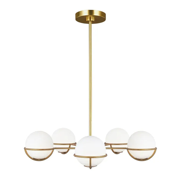 Elstead Lighting Lustre Apollo 5 lumières · Laiton bruni FE-APOLLO5-BB