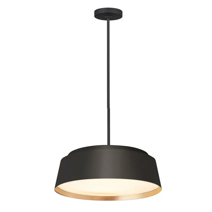 Elstead Lighting Suspension Asher 5 lumières · Noir · Or FE-ASHER-5P-MB