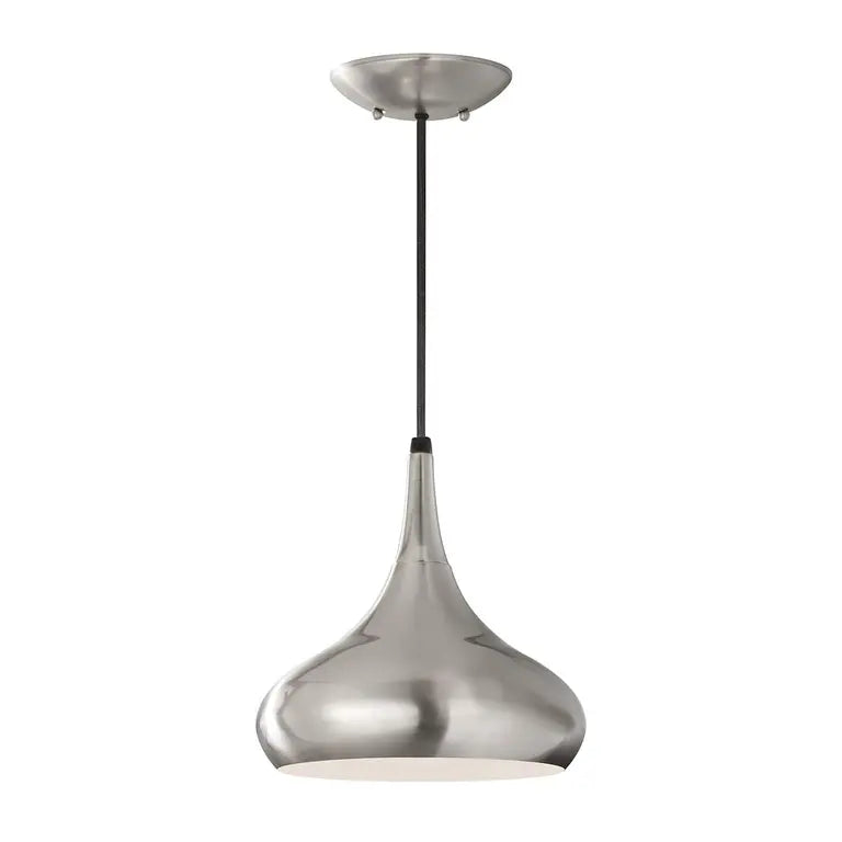 Elstead Lighting Suspension Beso · Acier brossé · Ø 25.4 cm FE-BESO-P-M-BS – Suspensions