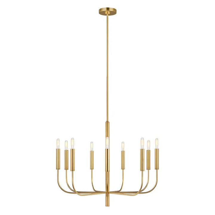 Elstead Lighting Lustre Brianna 9 lumières · Laiton bruni FE-BRIANNA9-BB
