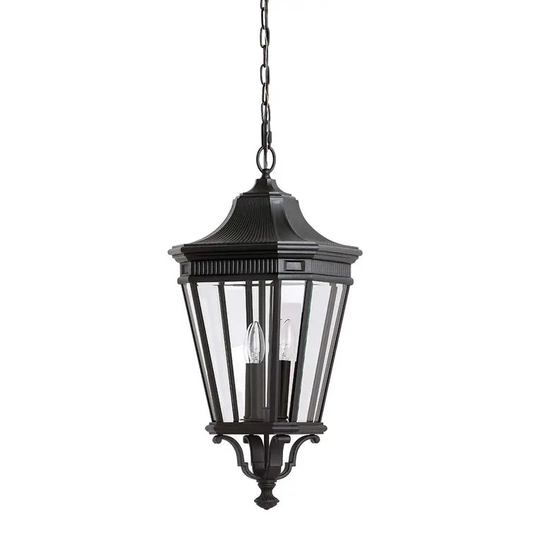 Elstead Lighting Suspension Cotswold Lane 3 lumières FE-COTSLN8-L-BK – Suspensions
