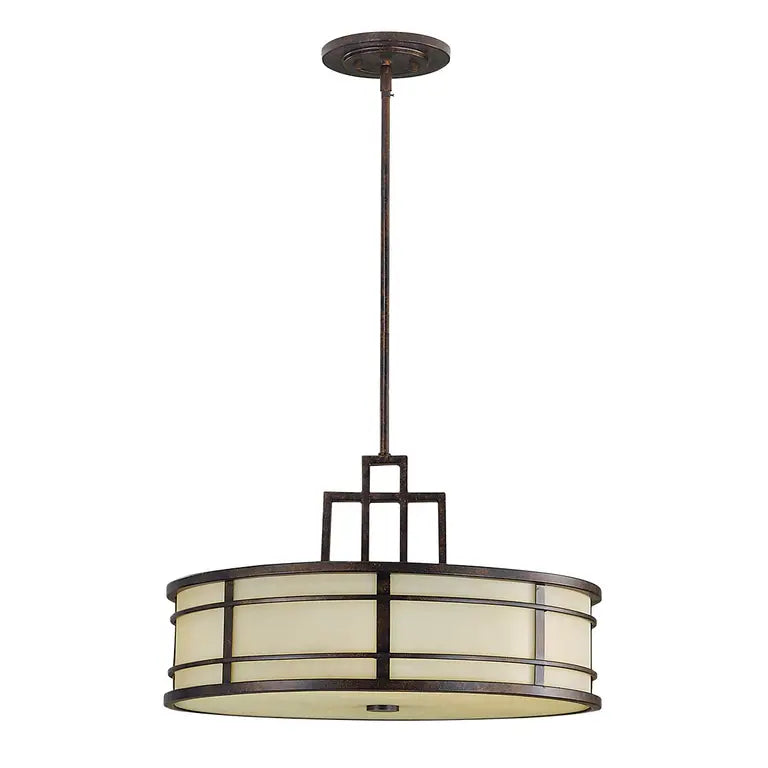 Elstead Lighting Suspension Fusion 3 lumières · Bronze FE-FUSION-P-L – Suspensions
