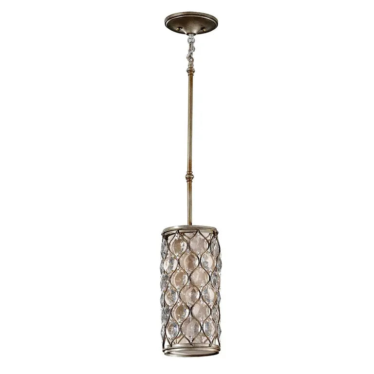 Elstead Lighting Suspension Lucia · Argent bruni · Ø 17.1 cm FE-LUCIA-P-D – Suspensions
