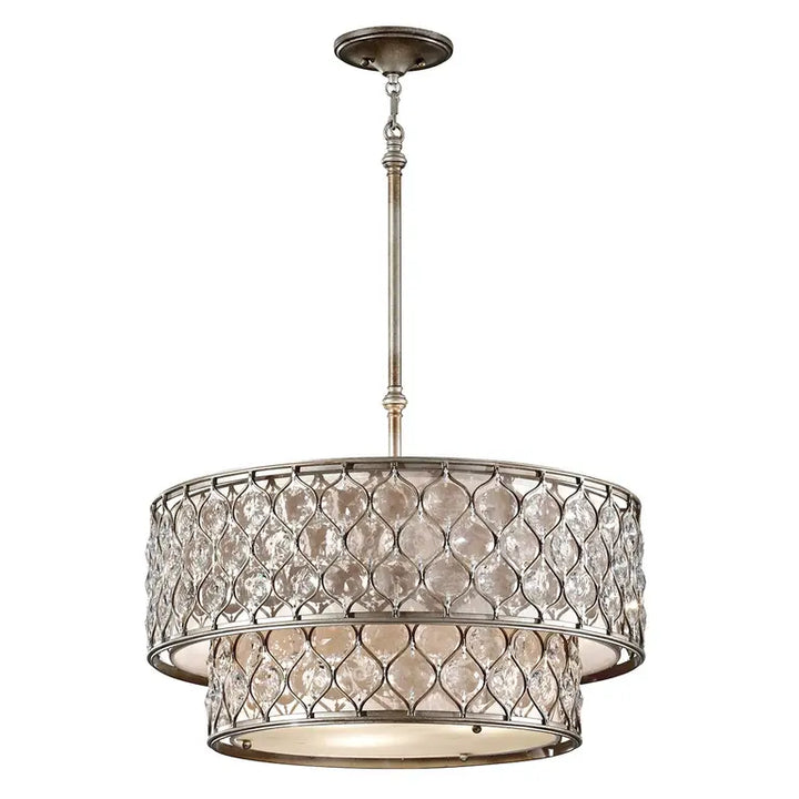 Elstead Lighting Lustre Lucia 6 lumières FE-LUCIA-P-E-2TR