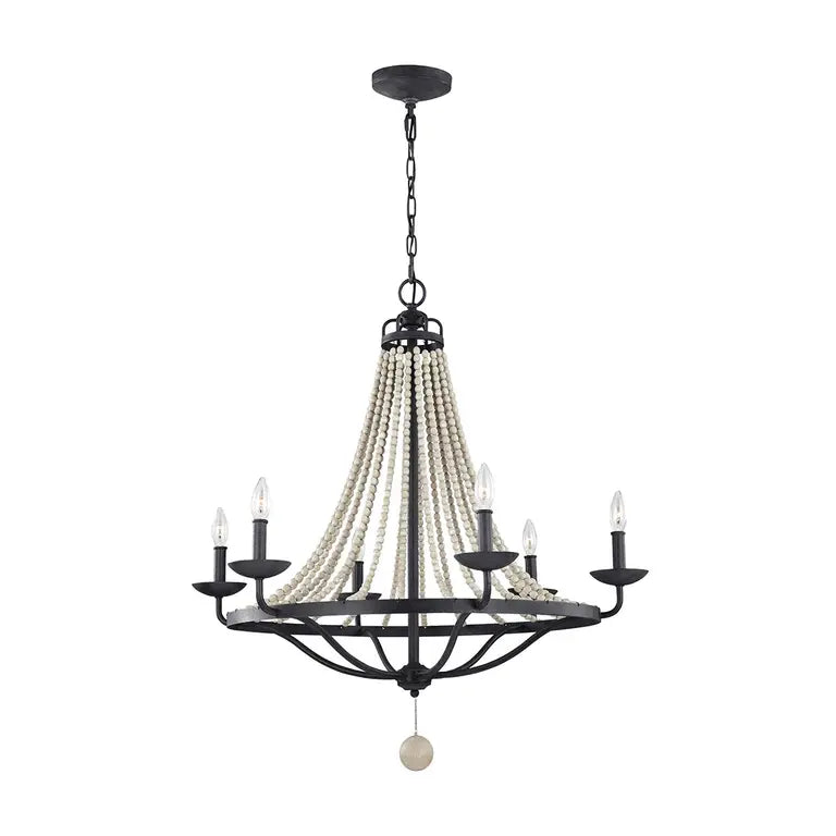 Elstead Lighting Lustre Nori 6 lumières FE-NORI6-DWZ – Lustres