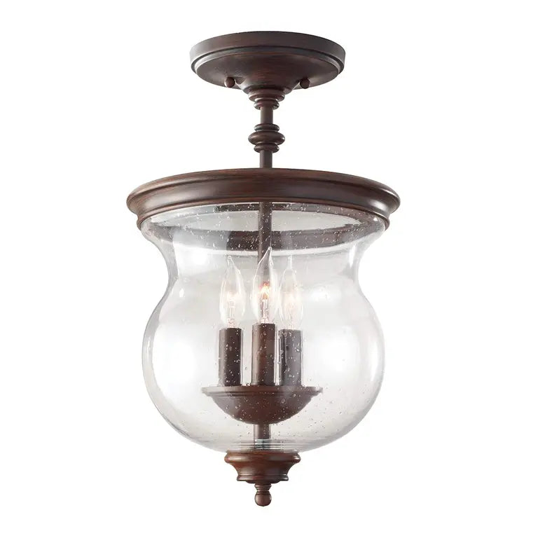 Elstead Lighting Plafonnier Pickering Lane 3 lumières · Bronze FE-PICKERING-LANE-SF – Plafonniers