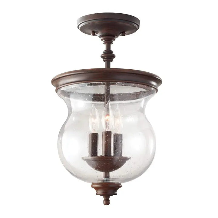 Elstead Lighting Plafonnier Pickering Lane 3 lumières · Bronze FE-PICKERING-LANE-SF