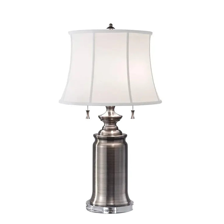 Elstead Lighting Lampe à poser Stateroom 2 lumières · Nickel vieilli FE-STATEROOM-TL-AN