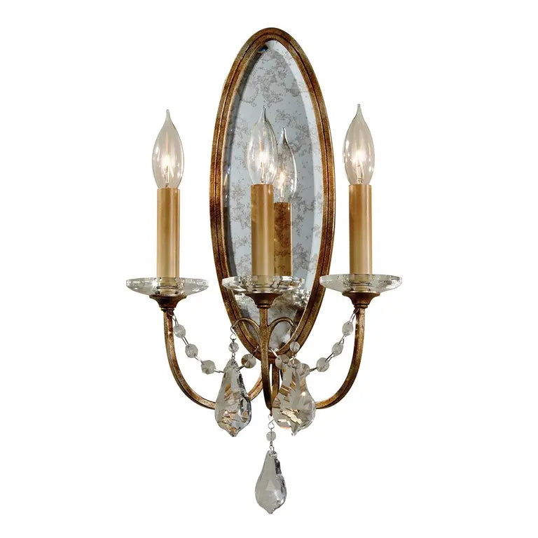 Elstead Lighting Applique Valentina 3 lumières FE-VALENTINA-W3 – Appliques murales