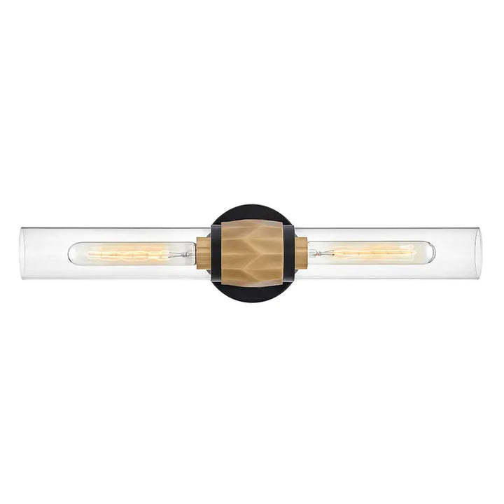 Hinkley · Elstead Applique Ellison 2 lumières · Noir laiton HK-ELLISON2-BK-HB