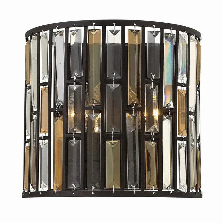 Hinkley · Elstead Applique Gemma 2 lumières · Bronze vieilli · H 27.9 cm HK-GEMMA2-A-VBZ