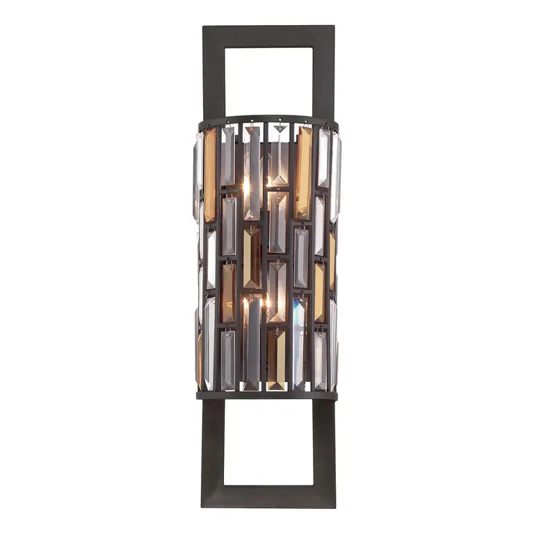 Hinkley · Elstead Applique Gemma 2 lumières · Bronze vieilli · H 64.8 cm HK-GEMMA2-B-VBZ – Appliques murales