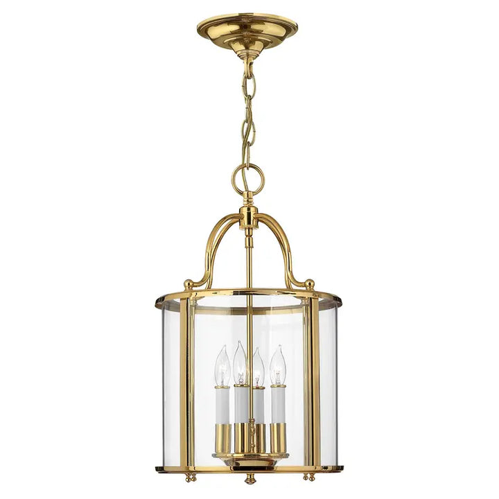 Hinkley · Elstead Suspension Gentry 4 lumières · Laiton poli HK-GENTRY-P-M-PB