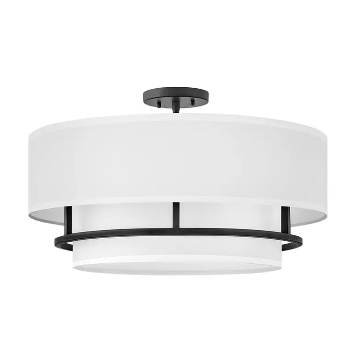 Hinkley · Elstead Suspension Graham 4 lumières · Noir HK-GRAHAM-L-BK