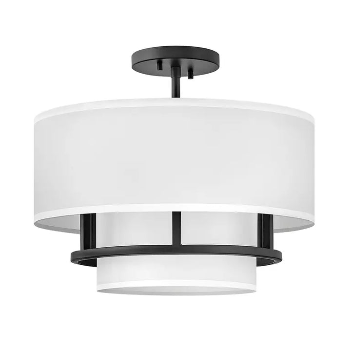 Hinkley · Elstead Suspension Graham 3 lumières · Noir HK-GRAHAM-M-BK
