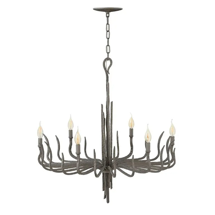 Hinkley · Elstead Lustre Spyre 6 lumières · Bronze mat HK-SPYRE6C-MMB