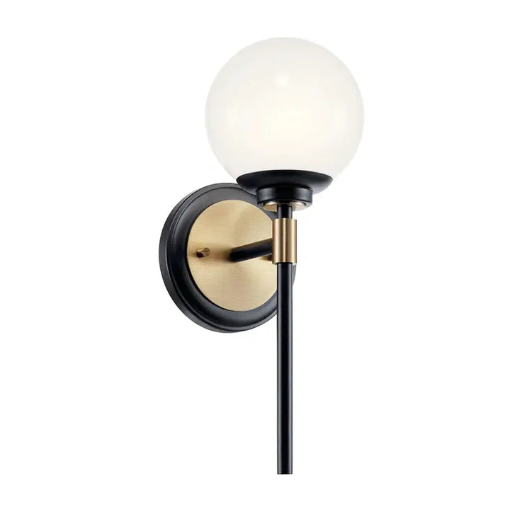 Kichler · Elstead Applique de salle de bain Benno · Noir · Bronze KL-BENNO1-BK-CPZ