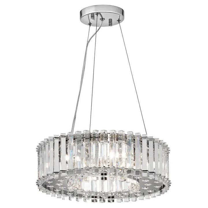 Kichler · Elstead Suspension de salle de bain Crystal Skye 6 lumières KL-CRYSTAL-SKYE-P-A