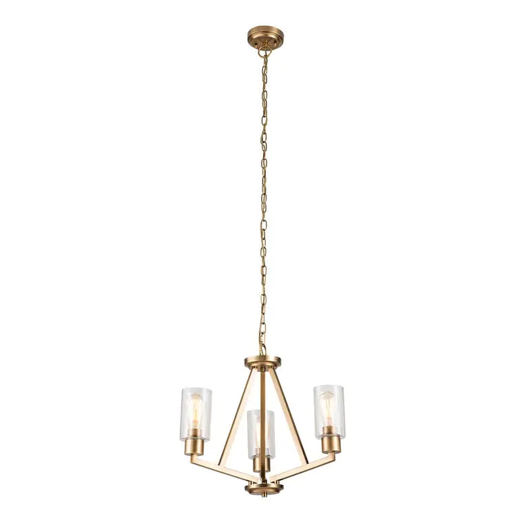 Kichler · Elstead Lustre Deryn 3 lumières · Laiton naturel KL-DERYN3-NBR – Lustres