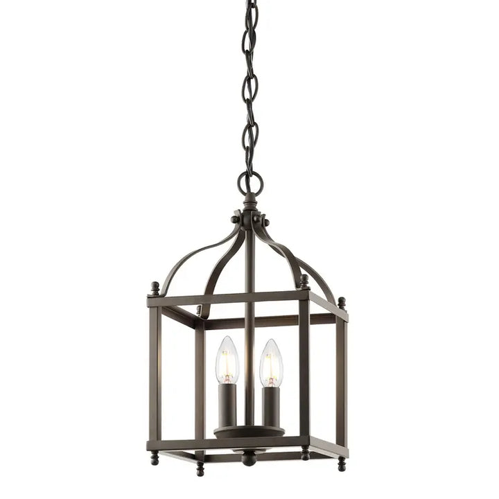Kichler · Elstead Suspension Larkin 2 lumières · Bronze KL-LARKIN-P-S-OZ