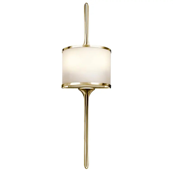 Kichler · Elstead Applique de salle de bain Mona 2 lumières · Laiton poli · H 55.9 cm KL-MONA-S-PB
