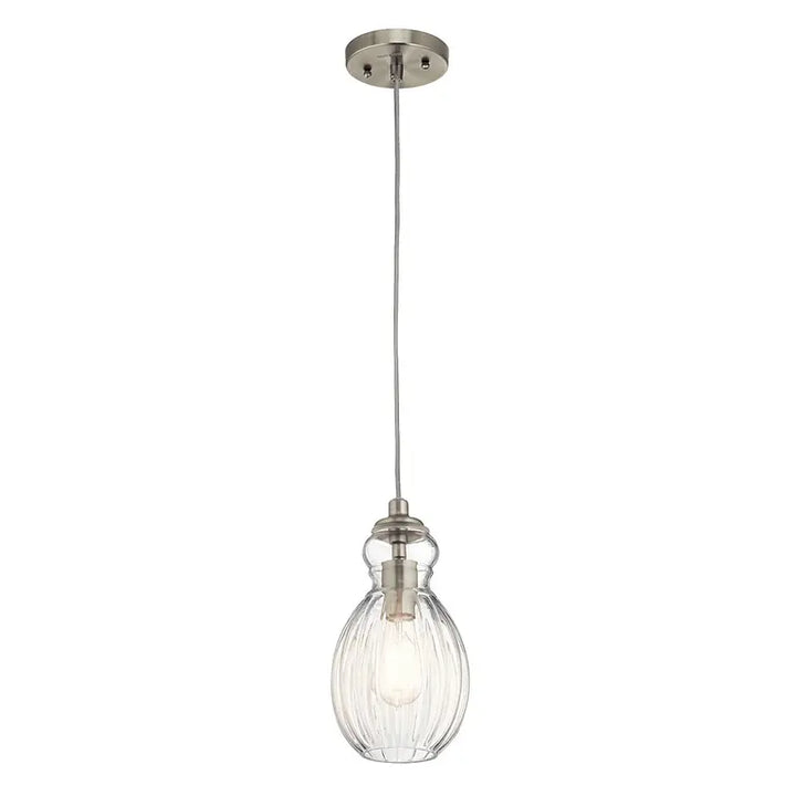 Kichler · Elstead Suspension Riviera · Nickel brossé · Ø 15.2 cm KL-RIVIERA-P-C