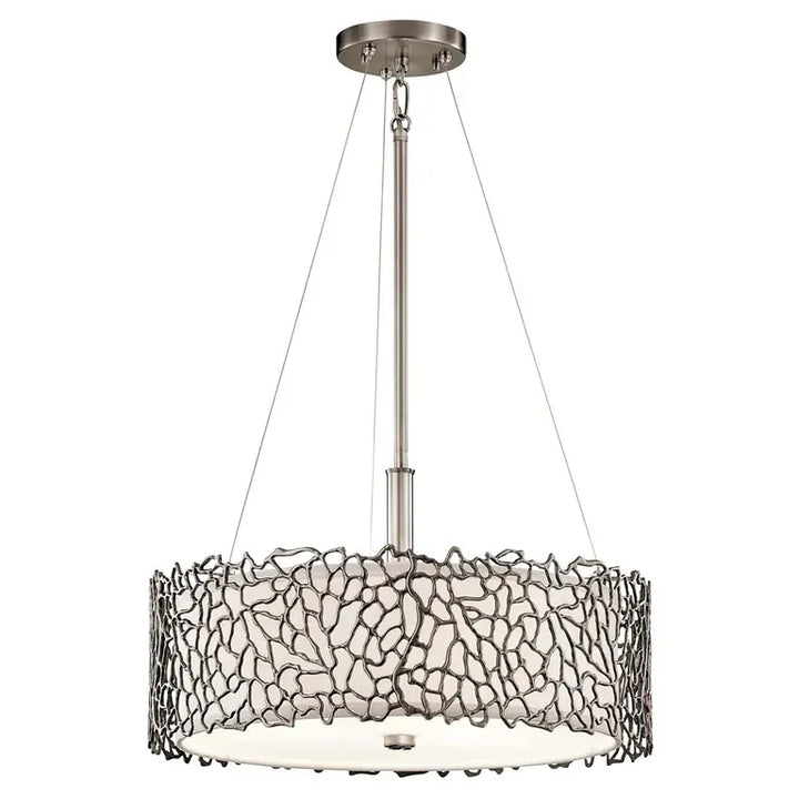 Kichler · Elstead Suspension Silver Coral 3 lumières KL-SILVER-CORAL-P-A
