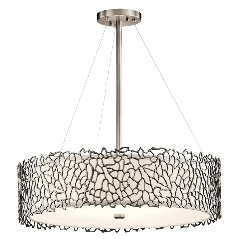 Kichler · Elstead Suspension Silver Coral 4 lumières KL-SILVER-CORAL-P-B – Suspensions