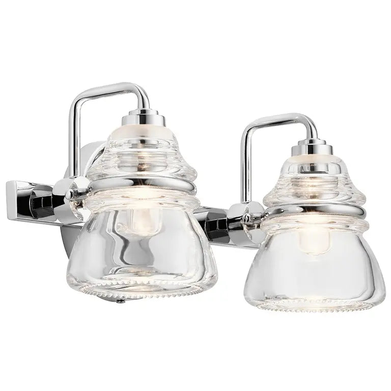 Kichler · Elstead Applique de salle de bain Talland 2 lumières KL-TALLAND2-PC-BATH – Salle de bain