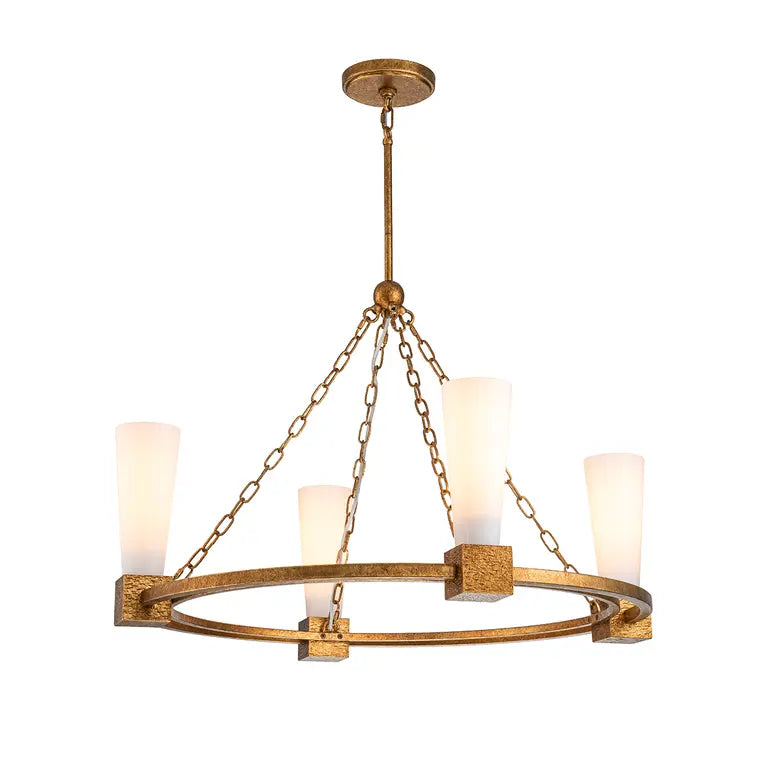 Elstead Lighting Lustre Kristy 4 lumières KRISTY4-DG-OPAL – Lustres