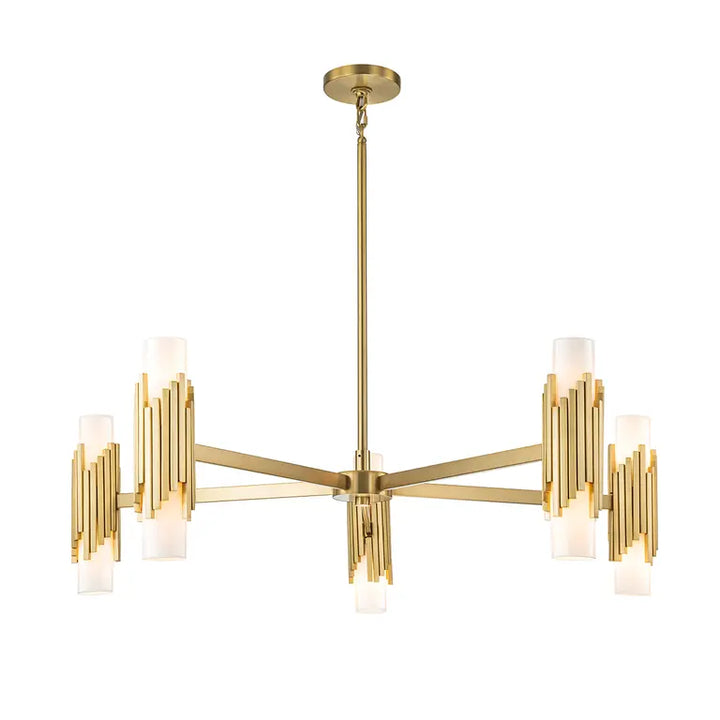 Elstead Lighting Suspension Marvele 10 lumières MARVELE10-AB-OPAL